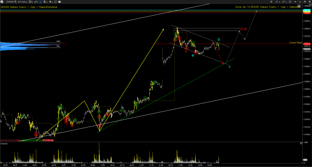 Order Flow, VSA y estructura de precio DAX30.