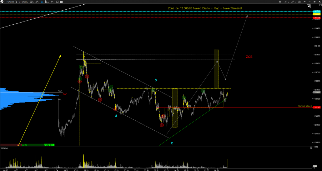 Order Flow, VSA y estructura de precio DAX30.